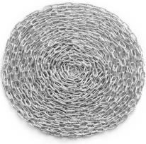 Anglinio plieno grandinė, cinkuota, 6 mm x 30.48 m, 698 kg keliamoji galia, įrodyta ritininė grandinė, anglinio plieno grandinės stropas