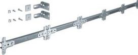 U-profile for Universe distribution boxes, horizontal, 5 fields UT85CN | 3250616302198