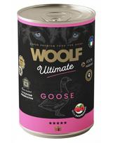 WOOLF Ultimate Adult Dog Goose and Raspberries 400g drėgna maistas su žąsiena ir avietėmis šunims