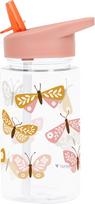 A Little Lovely Company - Drink bottle - Butterﬂies - 7.3 x 16.5 x 7.3 cm