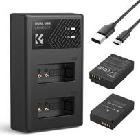 K&F LP-E12 Digital Camera Dual Battery with Dual Channel Charger, for Canon Camera Charger