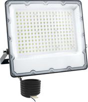 LED lauko prožektorius 200 W, 20000 LM itin ryškus LED prožektorius be kištuko, 6500 K vėsiai baltos spalvos LED prožektorius IP66 vandeniui atsparus lauko prožektorius kiemui, sodui, garažui, koridoriui