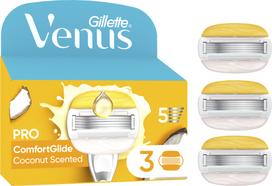 Venus - Gillette Venus Pro ComfortGlide Coconut Olay Razor Blades - Yellow/White - 3 pcs