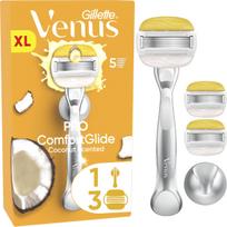 Venus - Gillette Venus Pro ComfortGlide Coconut Scented Women’s Razor, 1 Refill Razor - Yellow/White