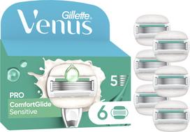 Venus - Gillette Venus Pro ComfortGlide Sensitive Razor Blades - Green/White - 6 pcs