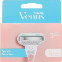 Venus - Gillette Venus Smooth Sensitive Razor Blades - Pink/White - 4 pcs