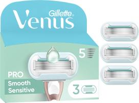 Venus - Pro Smooth Sensitive Razor Blades - Green/White - 3 pcs