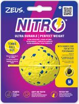 Zeus Nitro - Weighted Ball - Yellow and Blue - Medium, Ø6.3cm