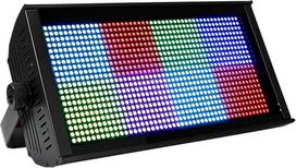 SHEHDS scenos stroboskopinė šviesa plovimo LED 200W RGB Marquee (8 segmentai) Uplights DMX512 metalinis korpusas DJ šviesos
