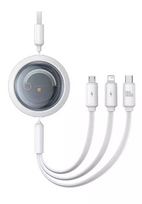 Baseus 3in1 Free2Draw USB Cable to M+L+C, 100W, 1.1m