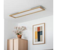 Eglo LED RGBW paviršinis lubų šviestuvas SALOBRENA-C LED/34W/230V, rudas, su nuotoliniu pulteliu