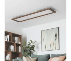 Eglo - LED RGBW reguliuojamas paviršinis panelis SALOBRENA-C LED/34W/230V tamsiai ruda + nuotolinis pultas