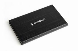 GEMBIRD EE2-U3S-3 Gembird HDD/SSD enclosure for 2.5 SATA - USB 3.0, brushed aliuminio, Juodas