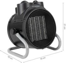 Elektrinis šildytuvas, 2kW keraminis ventiliatorinis šildytuvas namams, dirbtuvėms, garažui, greitas šildymas, nešiojamas patalpų šildytuvas, mažas energijos suvartojimas