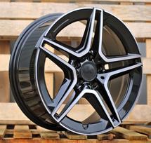 Ratlankis RACINGLINE FBX142 R22x9.5 5x112 ET 45 CB 66.5 (Black Polished) (950 kg)