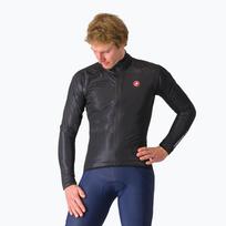 Vyriška dviračių striukė Castelli Squall Shell light black/silver gray