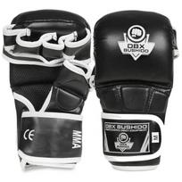 MMA pirštinės DBX Bushido Master E1v9, dydis XL, juodos/baltos, uniw