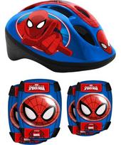 Vaikiškas šalmas ir apsaugos Spiderman