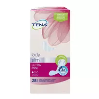 Tena Lady Ultra Mini   28 Pieces   Incontinence Panty Liners