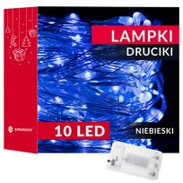 LED girlianda su 10 mėlynų mikro lempučių