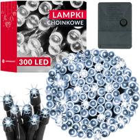Kalėdinės lemputės Springos 300 LED, 21 m, šaltai balta