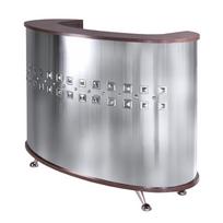 Registratūros stalas Beauty Arc Chrome