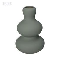 Pilkos spalvos dolomito vaza, 20x14x14 cm