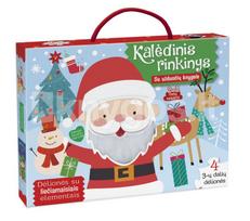 Kalėdinis rinkinys 2–3 metų vaikams su užduočių knygele