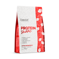 OstroVit Protein Shake 700 g, baltymų kokteilis, braškių skonis