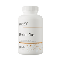 OstroVit Biotin Plus 100 tablečių – Grožiui, energijai ir sveikatai