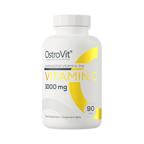 OstroVit Vitamin C 1000 mg 90 tabletės – Galingas antioksidantas imuniteto ir energijos palaikymui