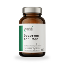 OstroVit Pharma Decorem For Men – 60 kaps., vyrų sveikatai, energijai ir hormonų pusiausvyros palaikymui