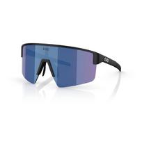BLIZ P004 Small akiniai | Matte Black - Blue