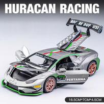 Lamborghini Huracan EVO Supercar Simulation Diecast & Toy Vehicles Sounds & Light Pull Back Car 1:32 Alloy Collection Model