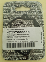 HUSQVARNA išmetimo vožtuvo dangtelio tarpinė RH TC 85 '18-'23