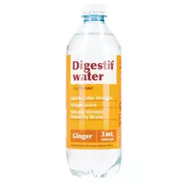 Funkcinis gaivusis gėrimas su imbieru DIGESTIF WATER BY BIRUTĖ, 600 ml