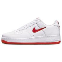 Nike Air Force 1 Low '07 Retro Color Of The Month Jewel Swoosh University Red Sneakers FN5924-101 42.5