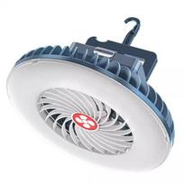 Nešiojamas LED kempingo žibintas 3 viename lauko palapinės lempa įkraunama USB avariniu atveju daugiafunkcis naktinio turgaus žibintas kepsninei žygiams Fan light balta