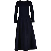 Midi suknelė moterims, Mėlyna, midi jersey woven combo