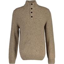 Megztinis su kaklu vyrams, Ruda, wool blend neps half