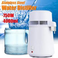 240V Australijos kištukas 4L distiliuoto gryno vandens distiliatorius Nerūdijančio plieno vidinis valymo filtras 750W EU 220V