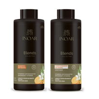 INOAR Blends Duo Kit šampūno ir kondicionieriaus rinkinys su Vitaminu C, 2 x 800 ml