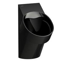 LAUFEN H8402850200001-Pisuaras VAL galinis vandens įvadas, galinis nuotekų prijungimas keramika/blizgi juoda
