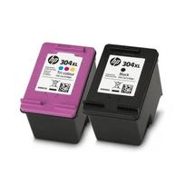 Pack de 2 Cartouches Compatibles HP 304 XL – Noir & Couleur pour Imprimantes HP DeskJet & Envy