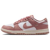 Nike Dunk neslystančios dilimui atsparios žemakulnės riedlentės bateliai moteriški balti rožiniai IB4417-102 40.5