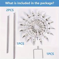 1 vnt. Geležinių vėjo malūnų skulptūra - 3D kinetinis vėjo malūnas su sudėtingu metalinių lapų dizainu, puikiai tinka lauko sodo kiemo dekoracijai ir vėjo gaudyklei