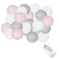 Dekoratyvinė girlianda 20 LED šilta balta 4,1 m