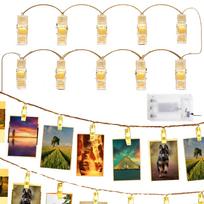 LED segtukų girlianda Springos CL4131, 10 LED, 1,35 m