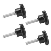 10Pcs Knob Bolt Lathe Hand Grip Twist Knob Nut Screw Triangle Locking Handle Hardware M5x20x20