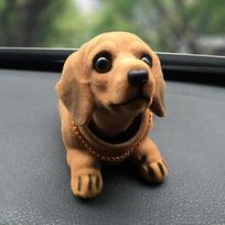 Bobble Head Dog Figure Car Decoration Nodding Heads Dog Ornament Shaking Head Dog Toy ruda